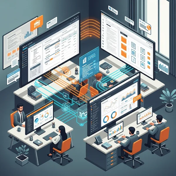 Connected business systems and automation